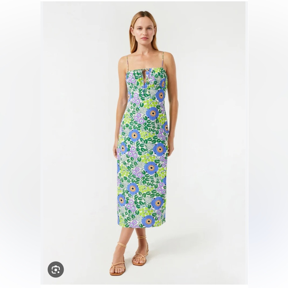 NWT RHODE Milo Dress in Wisteria Aura Blossom Size 4